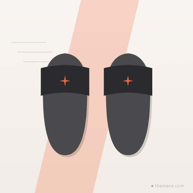 Junior Slides — Black