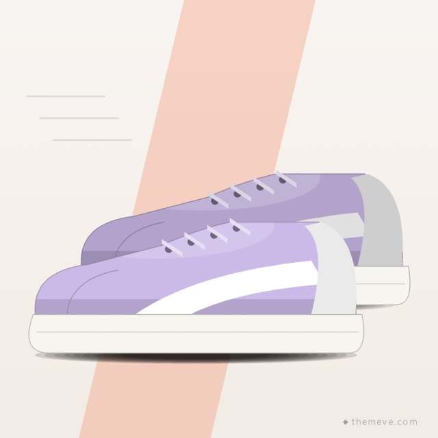 Canvas Sneaker — Lilac
