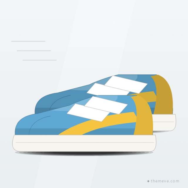 Velcro Sneaker — Sky