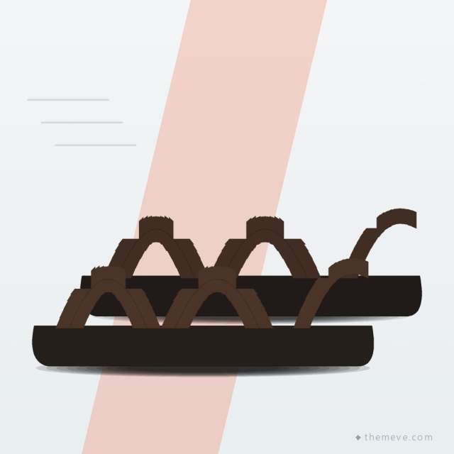Leather Sandal — Brown